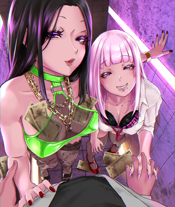 【過去絵再掲】
稼ぐふたり 