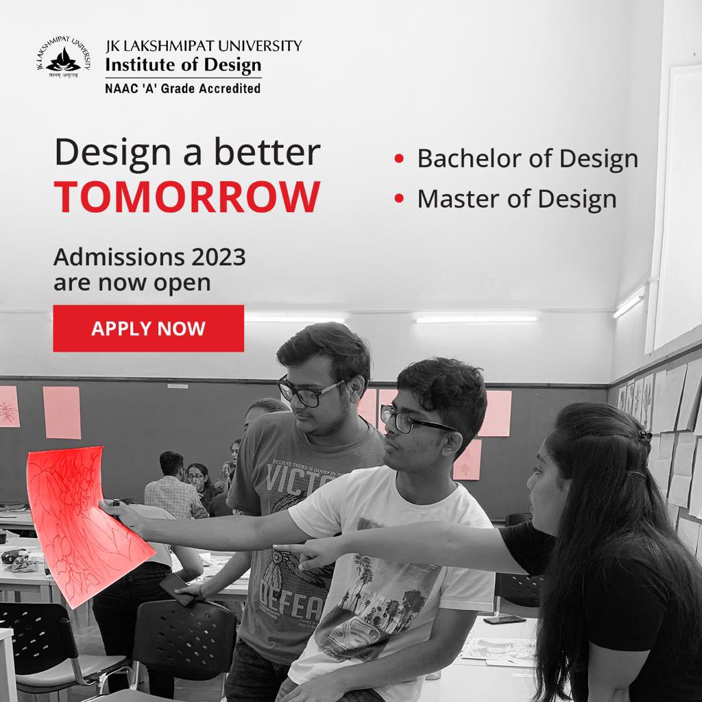 jklujaipur's tweet image. #JKLU&apos;s #InstituteofDesign, as an ideal learning destination, challenges conventional norms, creates new paradigms, and examines the existing quo.
Click here to apply:
bit.ly/3k7yFie