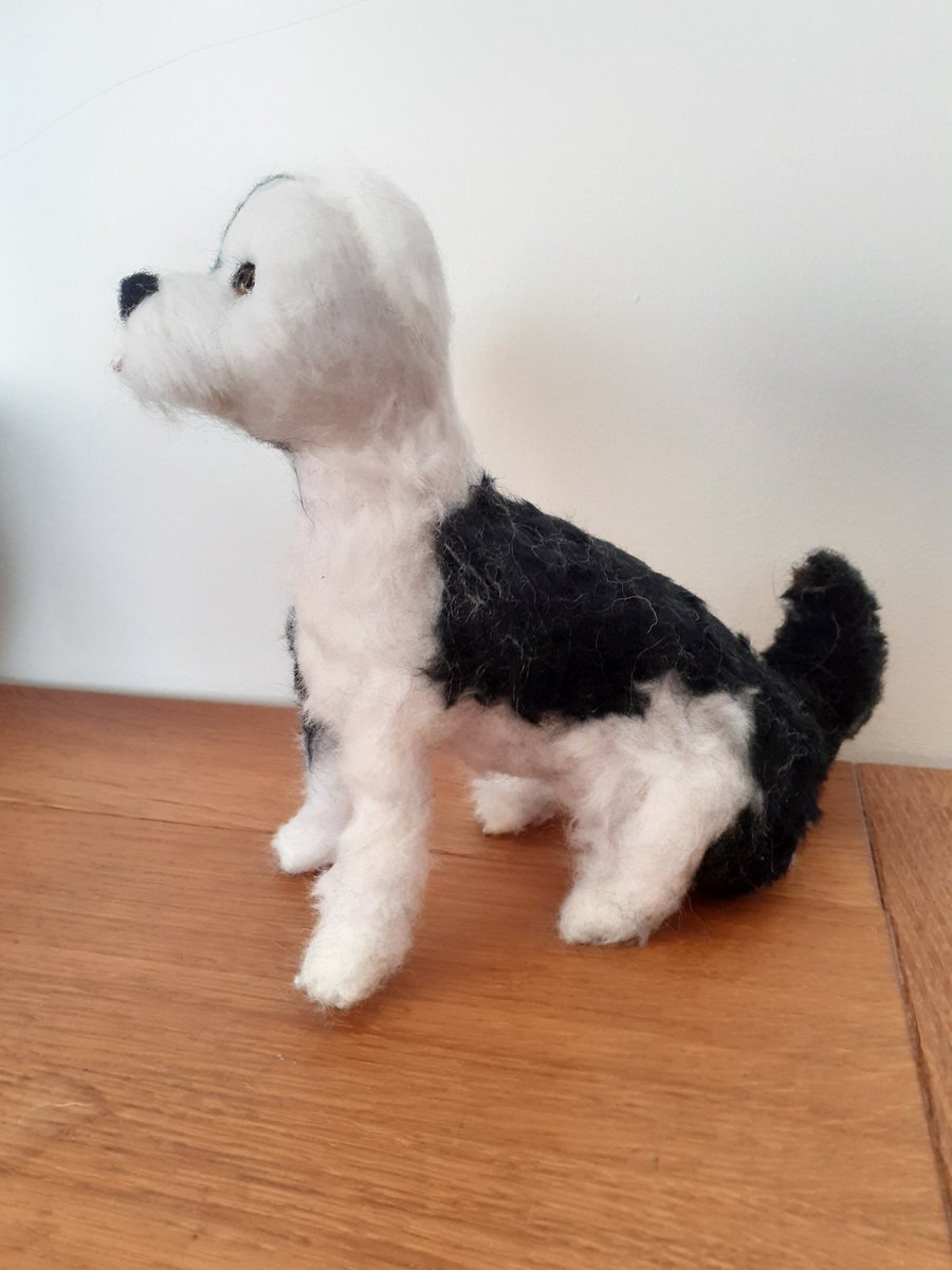DobsonBruce's tweet photo. My needle felted wool Tibetan Terrier Made up from clients own photos 
Commissions are welcome 
Please message me for further information 
#dogs #Tibetanterrier #Commissions https://t.co/lqNE5PA109