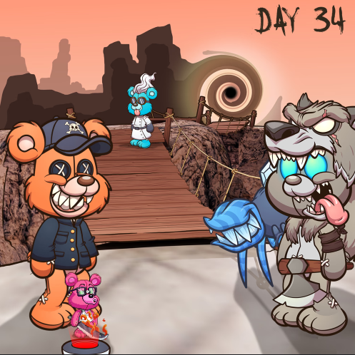 evo_belle's tweet photo. Peanut is wishing he could celebrate with you all tomorrow. Getting close to the end! Wish us luck.... #welikethebears #killabears #killaverse #Killalab https://t.co/S95Q5NIh32