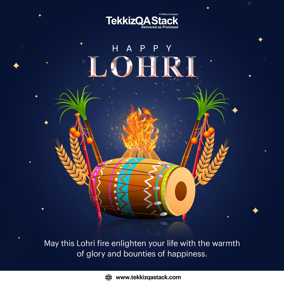 tekkizqa_stack's tweet photo. May this Lohri fire 🔥🔥 enlighten your life with the warmth of glory and bounties of happiness☺. 
Tekkiz QA Stack wishes a very Happy Lohri to you and your family.

#tekkizqastack #happylohri #lohri2023 #lohricelebration #lohri #lohriparty #lohrifestival #lohrispecial #festival https://t.co/hW6bo9XT88