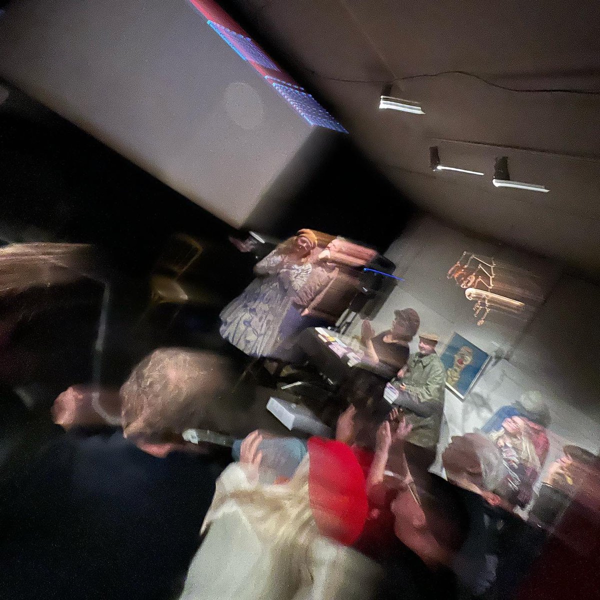 DeDomenici's tweet photo. I had a delightful time at the launch of @DorothyMax’s book #69ExhibitionRoad at @horsehospital last night. I especially enjoyed her story about how she took Arnold @Schwarzenegger to an @adamaofficial gig. Grab a copy from @strangepress: https://t.co/tefWXu3gDk
📖👩🏼🎤🥁
#RemaRema https://t.co/WNLwAbFIO2