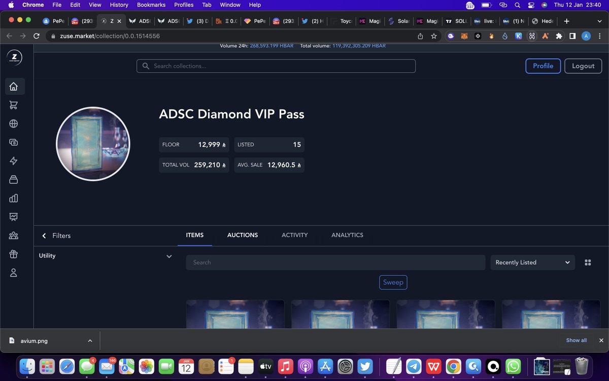 jalaal_tweets's tweet photo. Everyone sleeping on the hedera ecosystem when these NFts was airdropped for free by @TheAfterDarkSC and is now worth over $600. $hbar might just be my new home. https://t.co/oKm3Fd2Eof