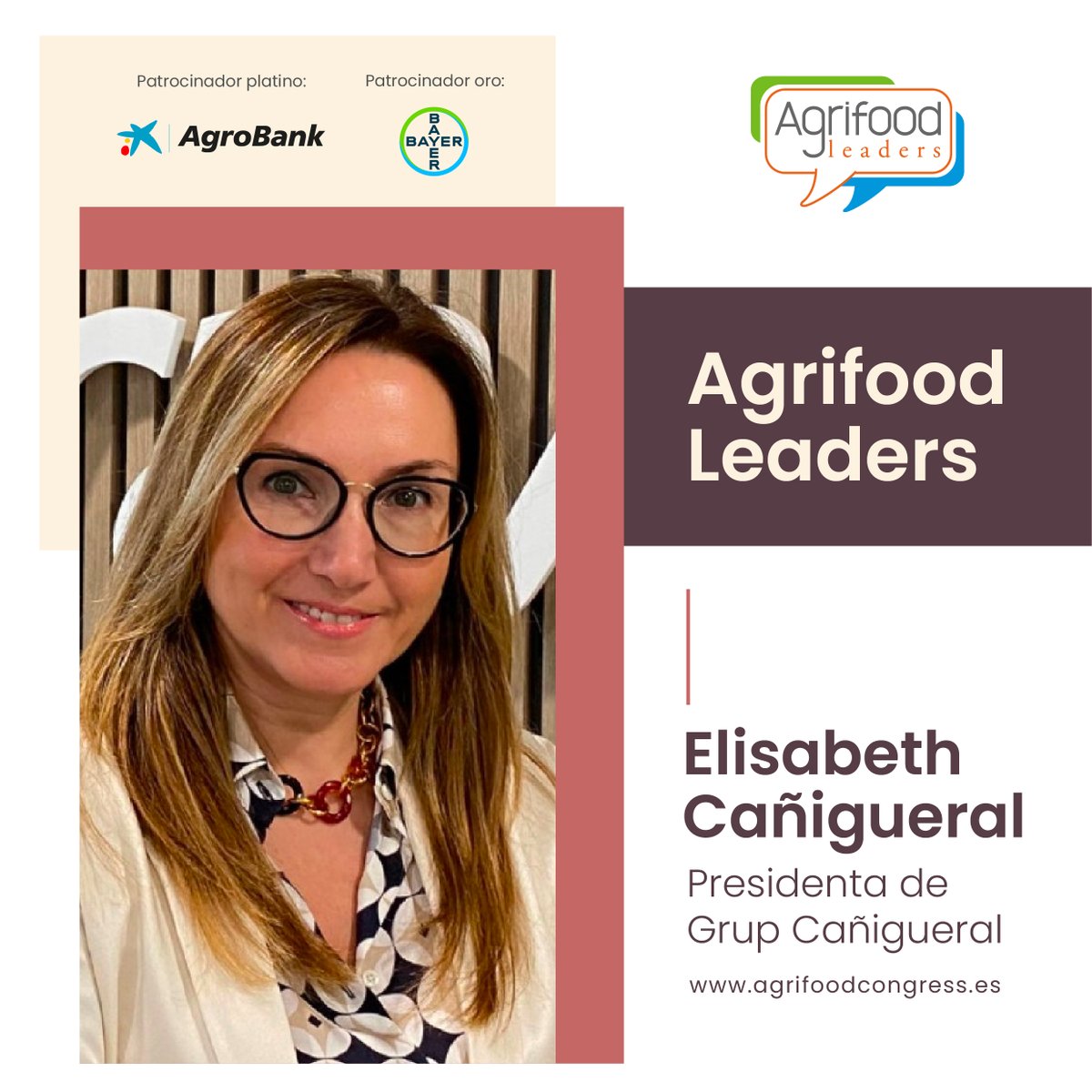 Elisabeth Cañigueral, presidenta de Grup Cañigueral también forma parte de la iniciativa #AgrifoodLeaders 👨‍💼💼👥

agrifoodcongress.es/key/leaders/ra…
