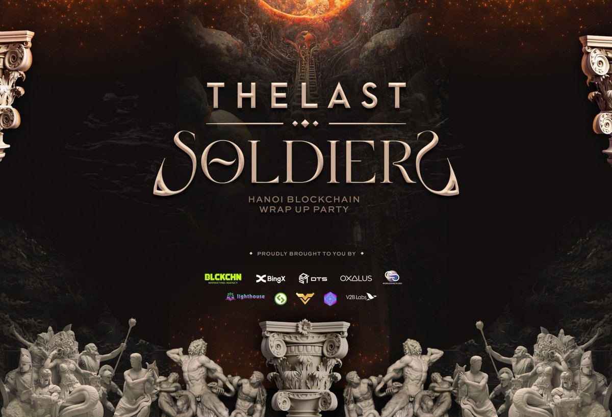 V2B LABS WAS THRILLED TO JOIN 𝑻𝑯𝑬 𝑳𝑨𝑺𝑻 𝑺𝑶𝑳𝑫𝑰𝑬𝑹𝑺 - 𝑯𝑨𝑵𝑶𝑰 𝑩𝑳𝑶𝑪𝑲𝑪𝑯𝑨𝑰𝑵 𝑾𝑹𝑨𝑷-𝑼𝑷 𝑷𝑨𝑹𝑻𝒀

V2B Labs is honored to sponsor 𝑻𝑯𝑬 𝑳𝑨𝑺𝑻 𝑺𝑶𝑳𝑫𝑰𝑬𝑹𝑺, featuring big names like DTS Group, BingX, Oxalus...

Take a look at great moments!