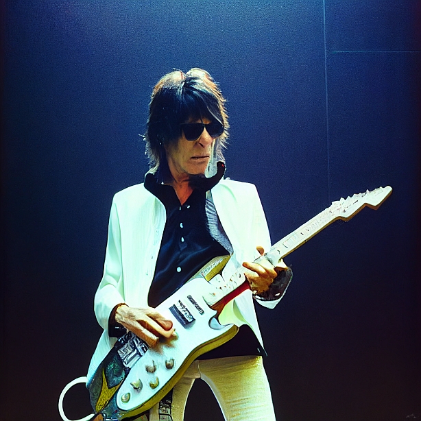 ydf's tweet photo. RIP Jeff Beck
#midjourney #AI https://t.co/HuY2mu4oNY