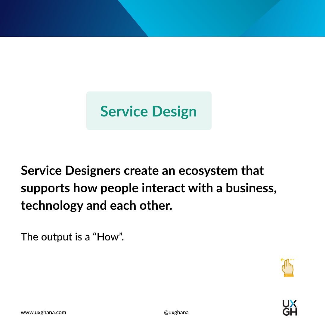 uxghana's tweet photo. It is easy to see how closely tied service design and product design and people working in UX often use the terms synonymously as both are correct in many circumstance. It is possible for someone to be doing UX design, product design, and service design all at the same time. https://t.co/QgvmQlWida