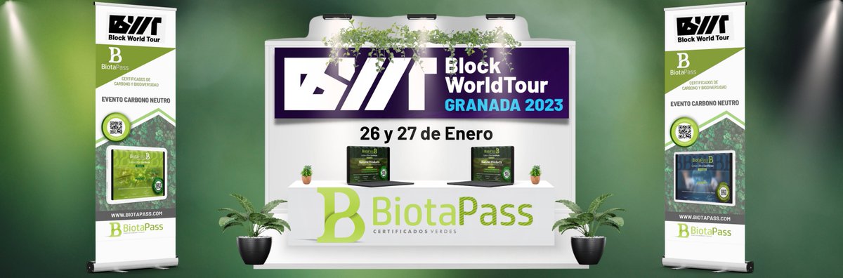 BiotaPass_'s tweet photo. :: @Blockworldtour Granada 2023 by @BiotaPass ::
🌳 Evento #sostenible y #compensado a #carbononeutro por nuestros #certificados de #carbono y #biodiversidad
📢#Blockchain, #metaverso e Inteligencia Artificial #ia , Granada 26-27 enero
📋 Entradas - https://t.co/PANf5cMdXy https://t.co/8SpyZKXDHD