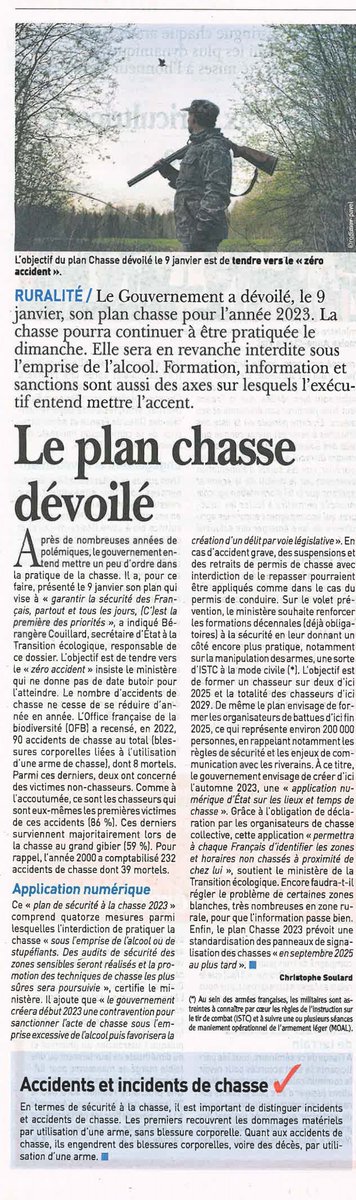 chasse38's tweet image. Plan #chasse national : « Ns ns rendons cpte qu’en #isere, ns sommes à peu près ds les clous, notamment en ce qui concerne #applicationmobile […] @chasse38 a une tolérance zéro quant au manquement des règles de #sécurité » précise @DChenavierFDCI sur le jrnal @TerreDauph