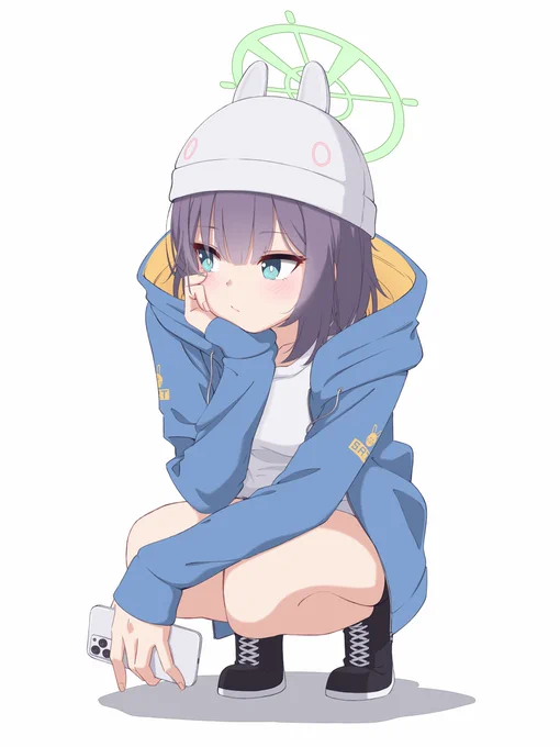 待っている..#ブルアカ 