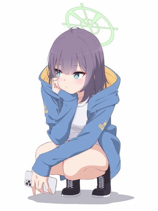 待っている..#ブルアカ 