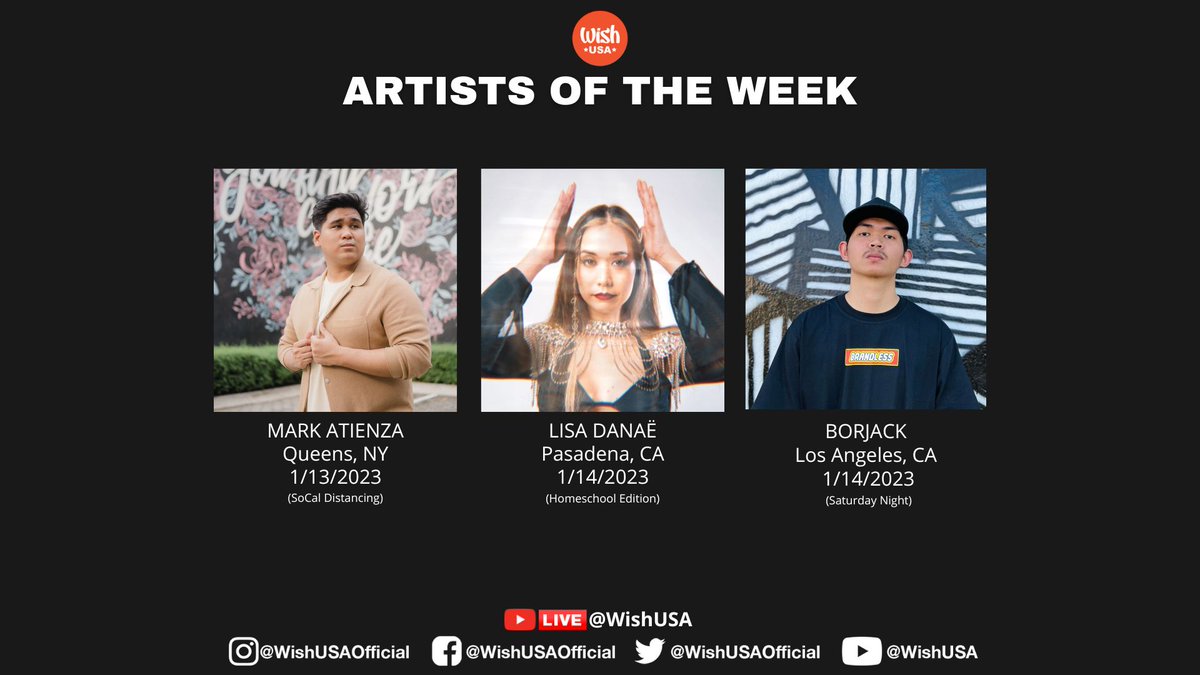 wishusaofficial's tweet photo. Check out the live interviews of these artists on Wish USA!
#wishusa #wishusamusic #liveperformers https://t.co/QnRqXLKFCw