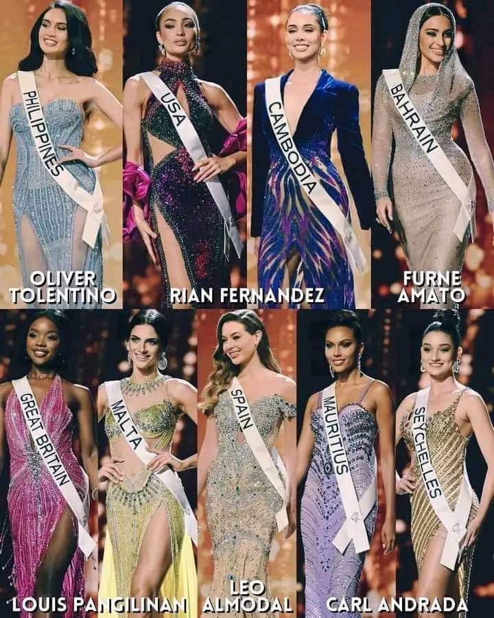 blessilda_venus's tweet photo. It absolutely makes me feel proud to see several contestants wear very beautiful gowns designed and created by Filipino fashion designers. So proud! 🇵🇭❤️✨

#71stMissUniverse #MissUniverse2022 #BeautifullyConfident 
#PreliminaryEveningGown #FilipinoDesigners #PageantTrend https://t.co/cxqJB7mdfs