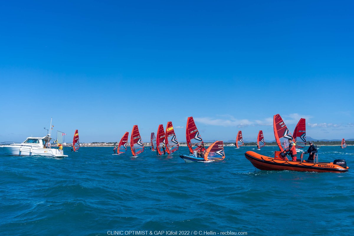 cnsarapita's tweet photo. Arranca el Campeonato de Baleares Trofeo @Dyreco en Sa Ràpita. Los mejores regatistas de Techno e IQFoil se disputan desde hoy el título autonómico en una emocionante competición que servirá a los deportistas como previa al Campeonato de España. https://t.co/sVjuPcdrQ6