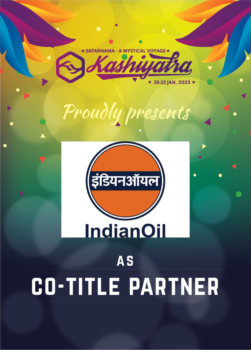 Kashiyatra proudly presents its 40th edition Co-Title Partner as <a href="/IndianOilcl/">Indian Oil Corp Ltd</a> 
#iocl #kashiyatra #ky23