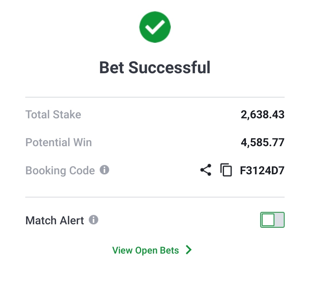 eGoBangNG's tweet photo. Day2 is Exclusive, on the #7DaysBangerChallenge , I believe a lot in recovery, I've Never lost on my 2nd day & I've seen the opportunity if only the Teams I've picked play according to their consistency then I promise this 1.7 Odds will Bang π₯
#eGoBang π₯ https://t.co/L8V3tjX7gZ