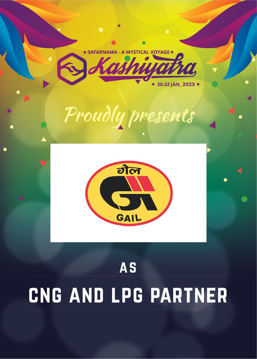 Kashiyatra is proud to present you the esteemed, <a href="/gailindia/">GAIL (India) Limited</a> LIMITED  as the CNG and LPG Partner of the 40 th edition of the Annual Socio-Cultural festival of IIT (BHU) Varanasi.