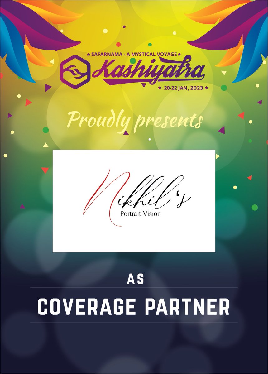 Welcome Onboard ✨

Kashiyatra is thrilled to announce Nikhil's Portrait Vision  as its Official Coverage Partner!