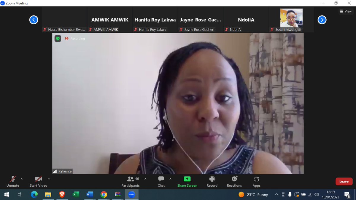 'Lets use our platforms to ensure these conversations happen and do follow ups on the stories shared regarding wildlife conservation. We need to dedicate our time, collaborate and bring a human face to this matter.'

   ~ @NyangePatience ED @AMWIK

            #Connect4Wildlife