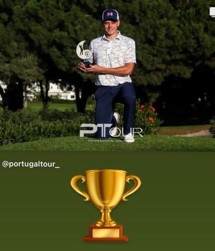 <a href="/FavershamGolf/">Faversham Golf Club</a> are very pleased to announce that Dan Smith has won his 1st event as a Professional. He led from start to finish at at the Dom Pedro Pinhal Open which is part of the Portugal Pro Tour. Let's hope this is the first of many victories. Congratulations Dan!