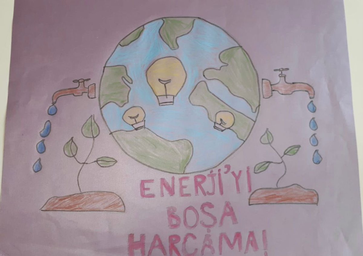 batikentdoga's tweet photo. Bu hafta Yazma Becerileri Kulübünde "Enerji Tasarrufu"konulu afişlerimizi tasarladık.@nlnorhn @Meltem68192833 @cigdemmolla @batikentdoga https://t.co/BIa0kcUyXP