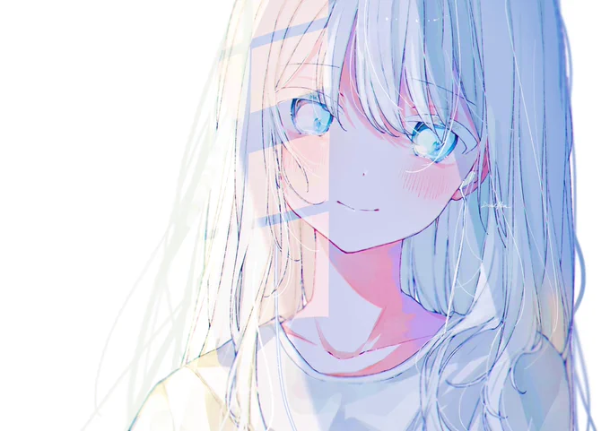 #絵を彩度100にすると超派手他の絵が白すぎてこの絵くらいしか… 