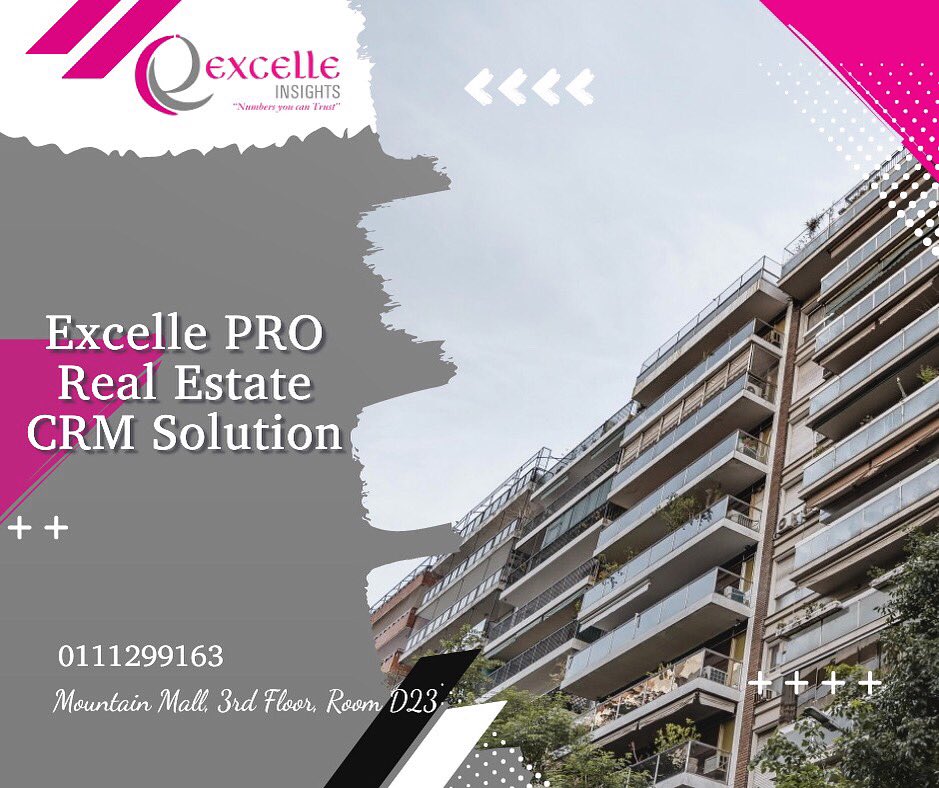 excelleinsights's tweet image. #realestatecrm #CRM #realestatesystem #realestateinvesting.       The Excelle PRO CRM system for Real Estate companies customized to fit your user requirements and maintain healthy relationships with your clients.