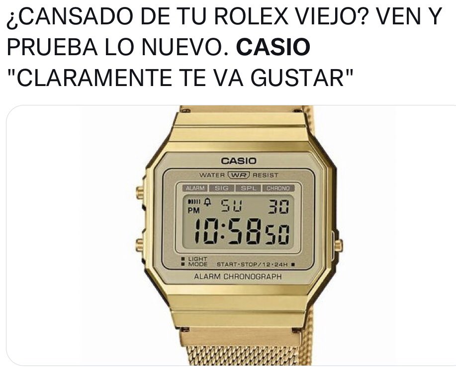 Hoy no solo factura #Shakira, con la mención en su nueva canción y el poder del Marketing le da inspiración a grandes marcas.  #casio #marketing #twingo #bbva #burguerking