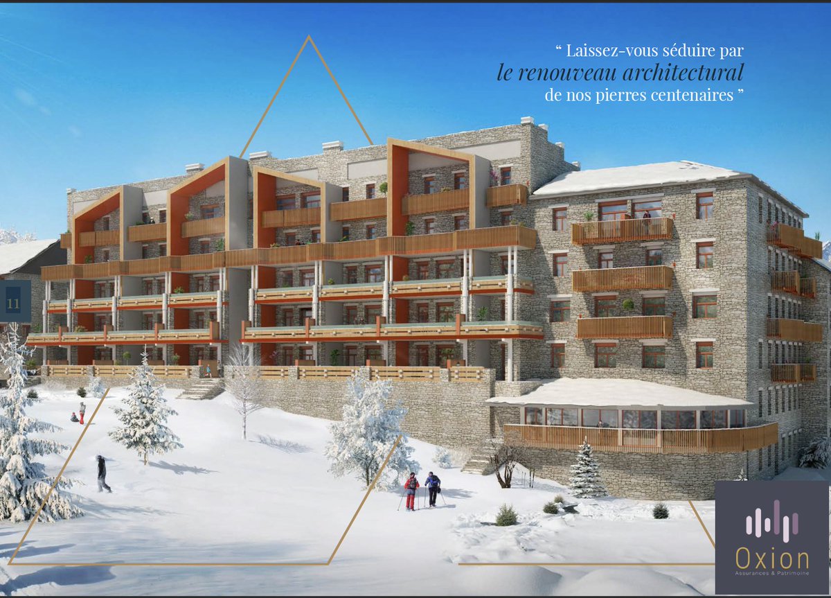 OXIONPERPIGNAN's tweet photo. Rare à Font-Romeu ⛷️
Dans bâtiment historique milieu forêt 🌲
Appartement neuf de standing, belles prestations
T2 42m2, 3ième étage orienté sud, terrasse 17m2
Vue panoramique montagne 
Parking + cellier privatifs
Proximité des pistes, 3km 🏂
Eligible déficit foncier 70% https://t.co/c4vt0rDJ4y