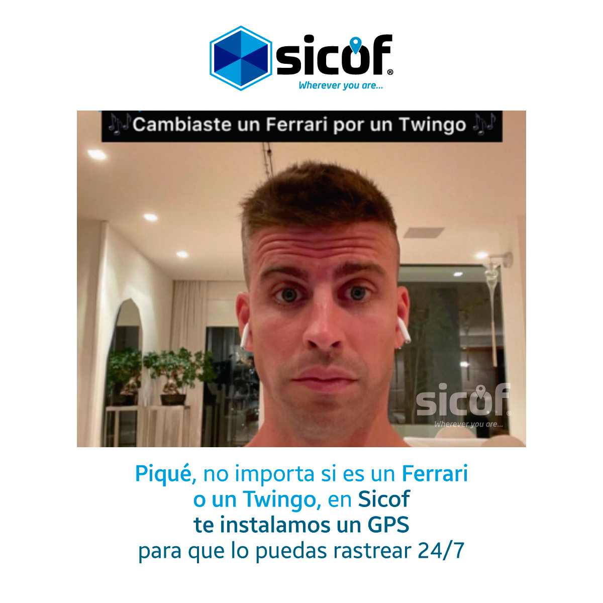 sicofLatam's tweet photo. #pique no importa si es #ferrari 🏎️ o un #twingo 🚙 en #sicof te instalamos un #gps para que puedas monitorear tu #vehiculo las 24/7 

La seguridad de saber dónde está tu vehículo, estará en las mejores manos!! 💪🏻✨

#sicofhaceladiferencia 😎
#shakira #bzrp #sessions53 #Bizarrap https://t.co/ZZctKep9L3