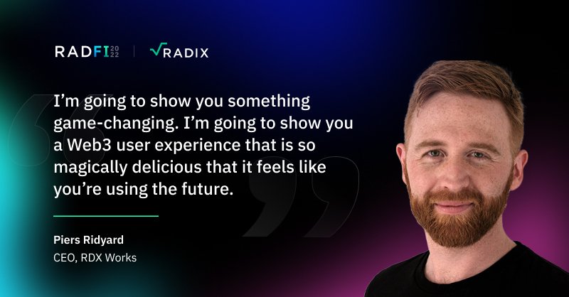 O4111998's tweet photo. @CryptoThro I suggest you to add #radix $XRD to your buylist This project introduced the web3 innovations that blew our minds. Truly incredible #cryptogem https://t.co/kzDubgWl5J