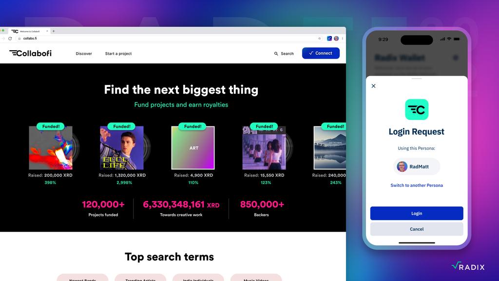 19940428_com's tweet photo. @O4111998 @toomuchgnani Agree the big names also joined the event. Its #radix mobile wallet but you can connect it to your PC thats how radix connect works brings the web3 wallet functionality to any screen without moving assets between devices DeFi. Wdyt about this #cryptogem https://t.co/jLQfKsJRA4
