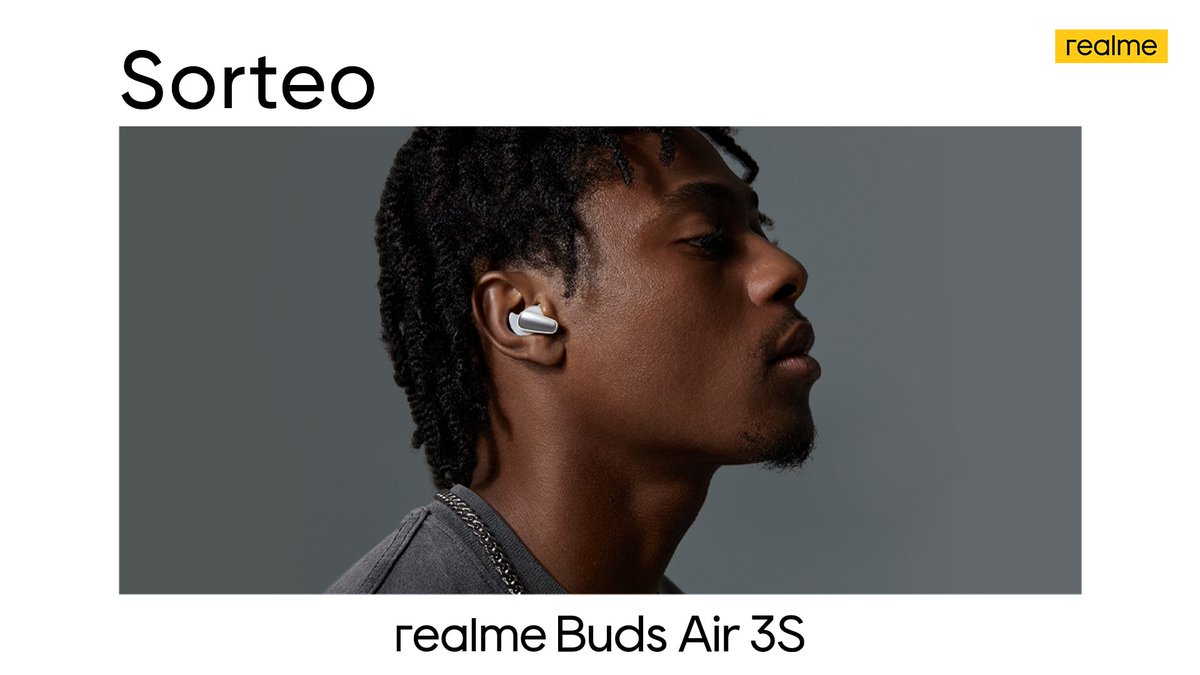 realmeespana's tweet photo. SORTEACO

¿Pueden los mejores auriculares hacer sonar bien la peor canción?
- Síguenos
- Dale a RT
- Comenta con una canción que no soportes
Podréis llevaros unos #realmeBudsAir3S

BBLL: https://t.co/C2xqxG7S2e https://t.co/5CZyyLu4ij
