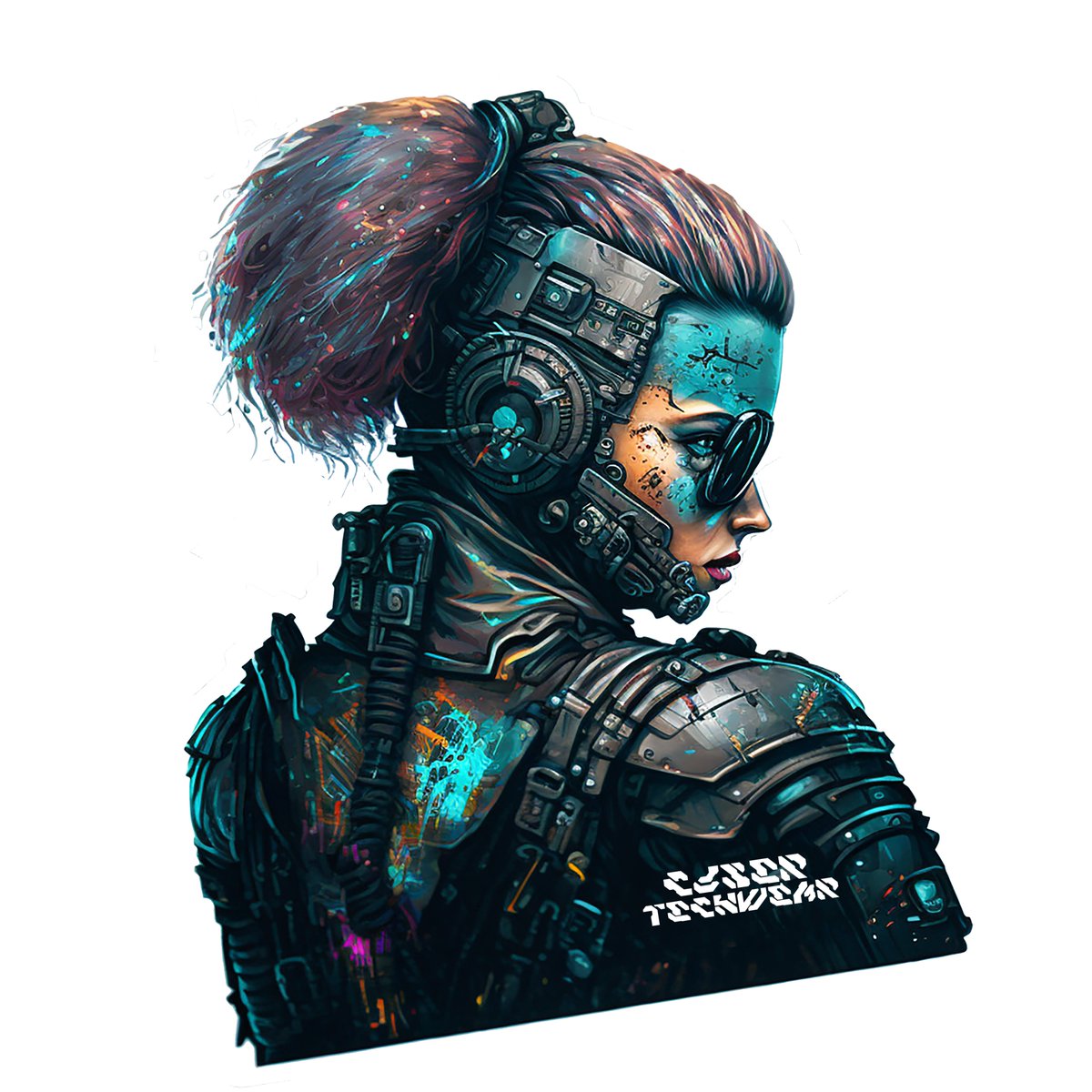 CyberTechwear's tweet photo. "Get ready for the ultimate cyberpunk upgrade with our new Cybertechwear collection! #cybertechwear #cyberpunk #stickers #futurefashion #neon #cybernetics #dystopianfashion #fashionfuture #newcollectionalert #hypebeast #streetwear #techwear #fashiontrends https://t.co/VztsyYuANJ