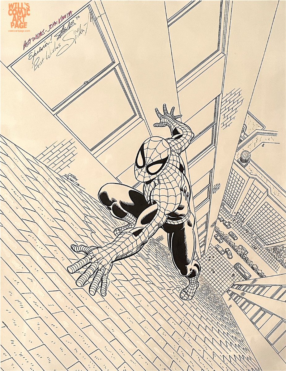 RT @spideymemoir: Spider-Man by John Romita! https://t.co/cSfIzUu5Rq