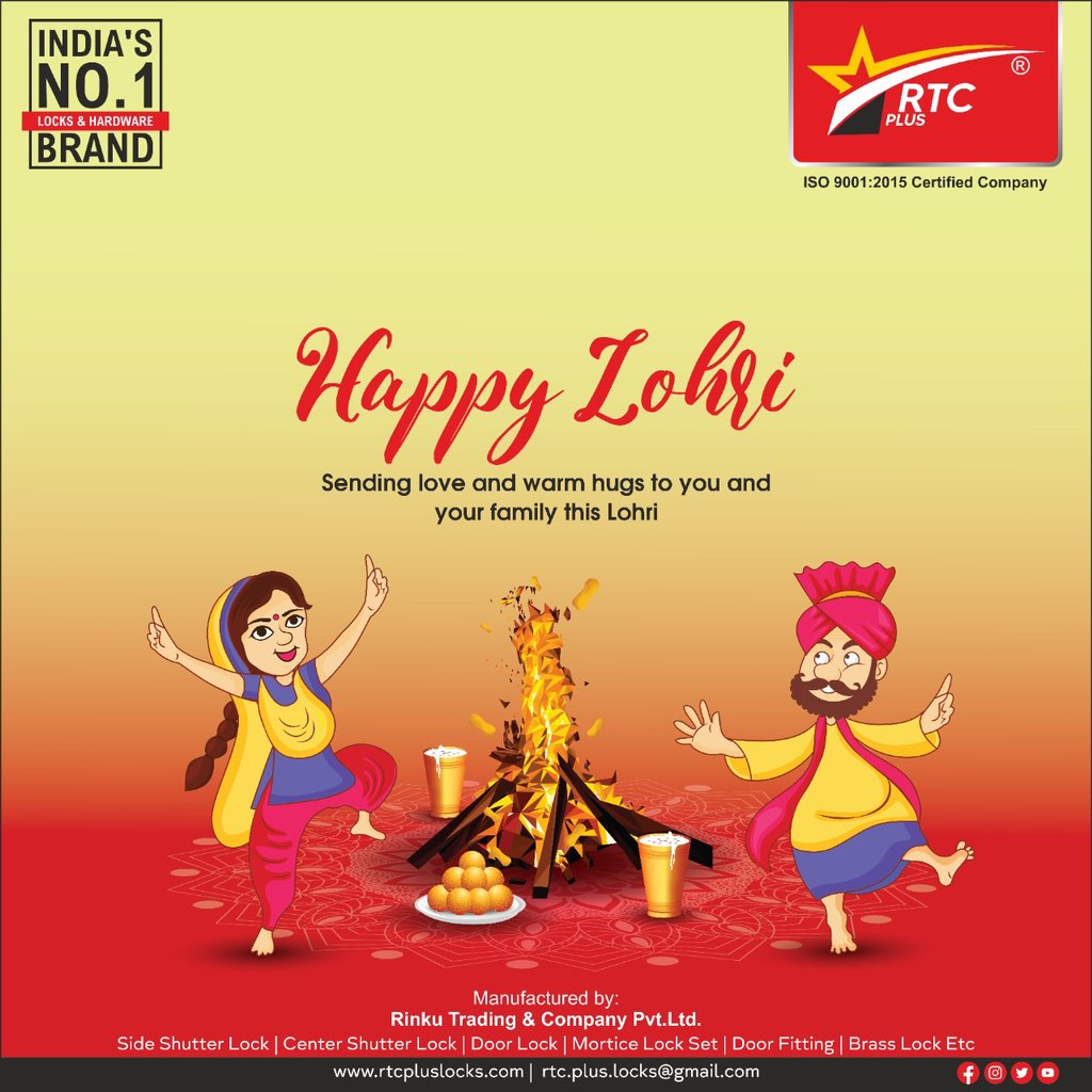 RTCPLUSLOCKS1's tweet photo. Happy Lohri #happylohri https://t.co/4QR70EXVM6
