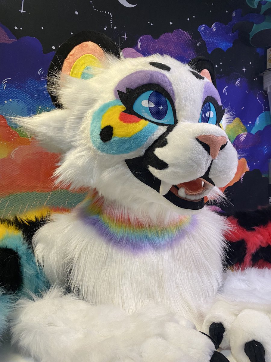 starryKC's tweet photo. I have ONE custom fursuit head opening available. This is replacing a slot on my queue for a cancelation because of this payment upfront is preferred or a short term (1-4 month) payment plan.
Starting price 💲2️⃣2️⃣0️⃣0️⃣
🧵 https://t.co/H4jHxT90Xy