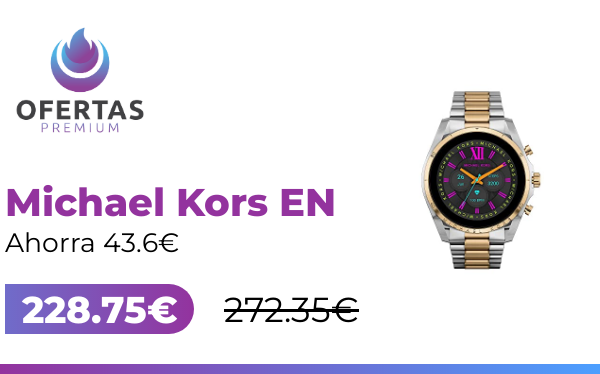 premium_ofertas's tweet photo. 🎯 Michael Kors EN 6 BRADSHAW , Reloj , para Mujer , Plata , talla única
❌ PVP: 272.35 €
✅ Oferta: 228.75 €
🔥 Ahorra 43.6€
🌐 https://t.co/4OExZdLs8u
#Michael #Softlines #Amazon #Ofertas https://t.co/3sJvGqAAKV