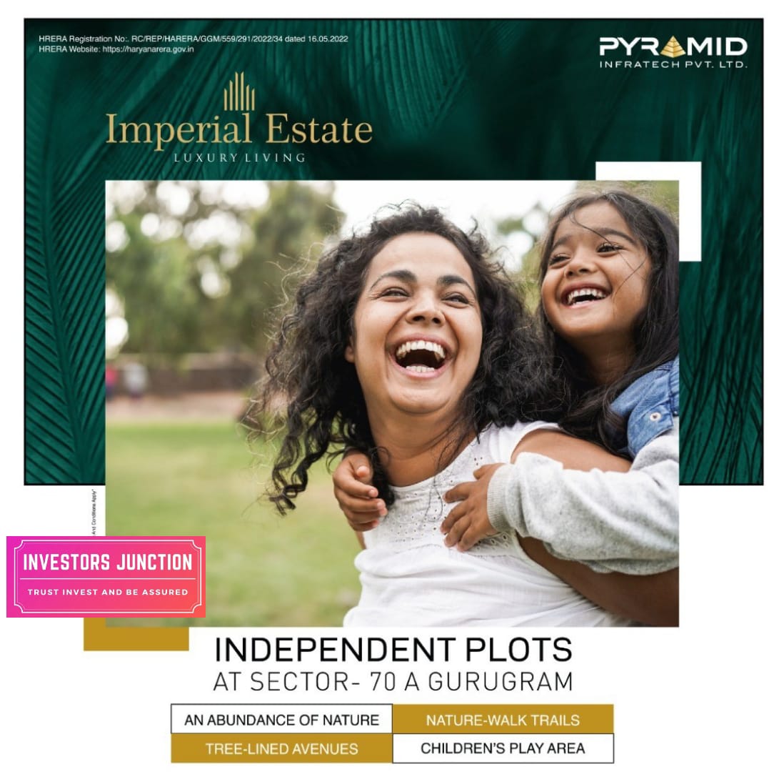 JnJunction's tweet photo. New Launch
Residential PLOT
Pyramid Imperia Estate 70A
📍Attractive rate and Flexible payment plan.

📍Starting Price 1.32/ sqyd + EDC &amp; IDC (PLC as applicable)*
📍Plot Size 179 sqyd*
📍Surround with luxury villa and floors.

For more detail
Call- 9354982092/9899455488 https://t.co/8ToT3oTsbX
