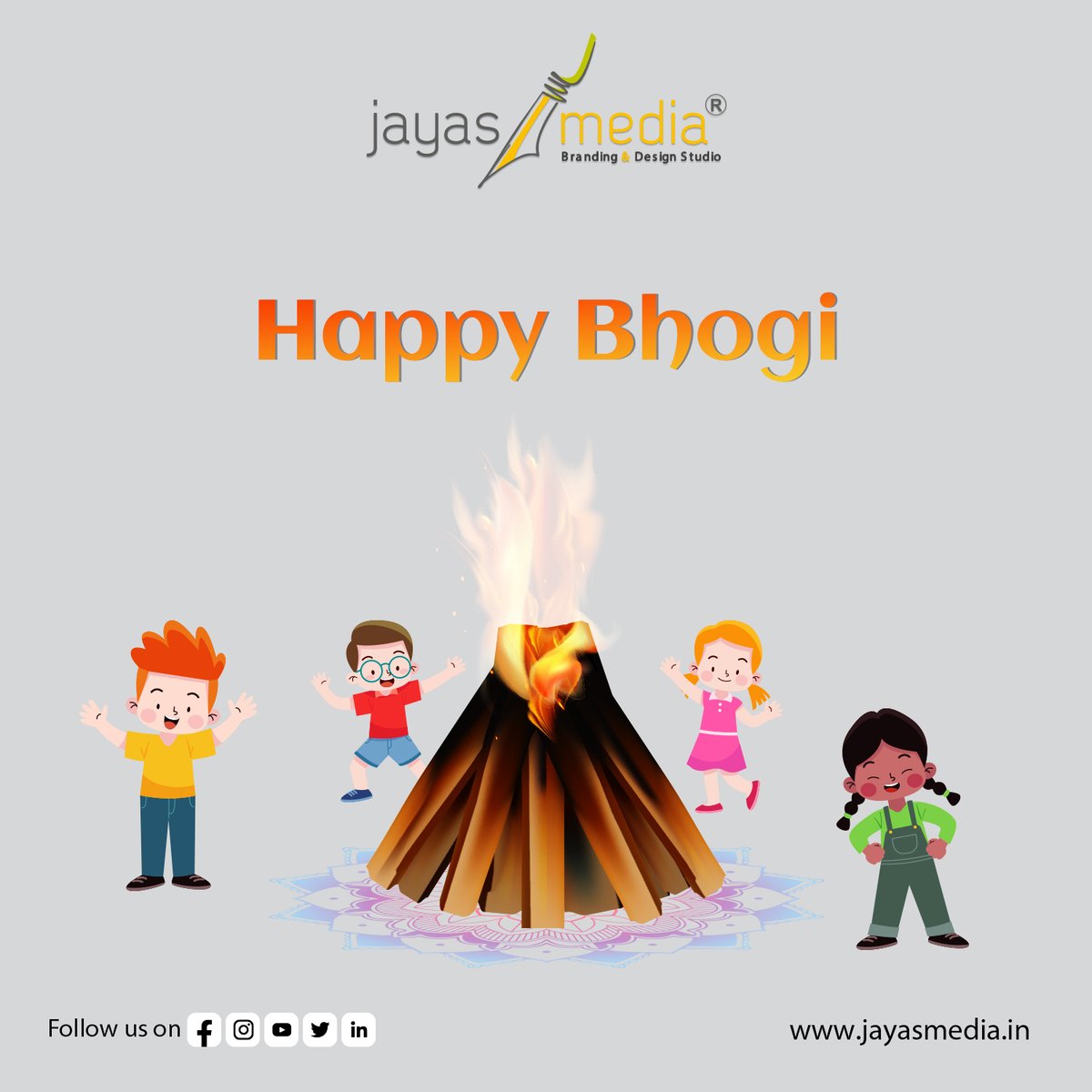 jayasmedia's tweet photo. Wishing you lots of happiness and prosperity on the auspicious occasion of Bhogi festival. May you enjoy the best of festivities with your loved ones.

We Hope you Celebrate this Amazing Day with your Loved Ones!

#bhogi #jayasmedia #digitalmarketingcompany #HappyBhogi #pongal https://t.co/lX0M45Irz3