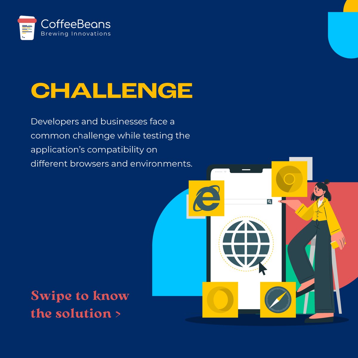 CoffeeBeans_IO's tweet photo. Cross-browser testing has emerged to be one of the most crucial steps in driving a positive user experience and revenue for your business from the word go.

Go through the step-by-step guide along with the complete code to run #CrossBrowserTesting.

Visit https://t.co/ohIMb2QpRd https://t.co/WSPuG2zDOX