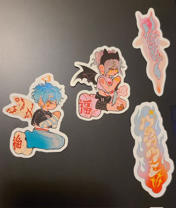 i made some stickies  better photos later if my painkillers will work  