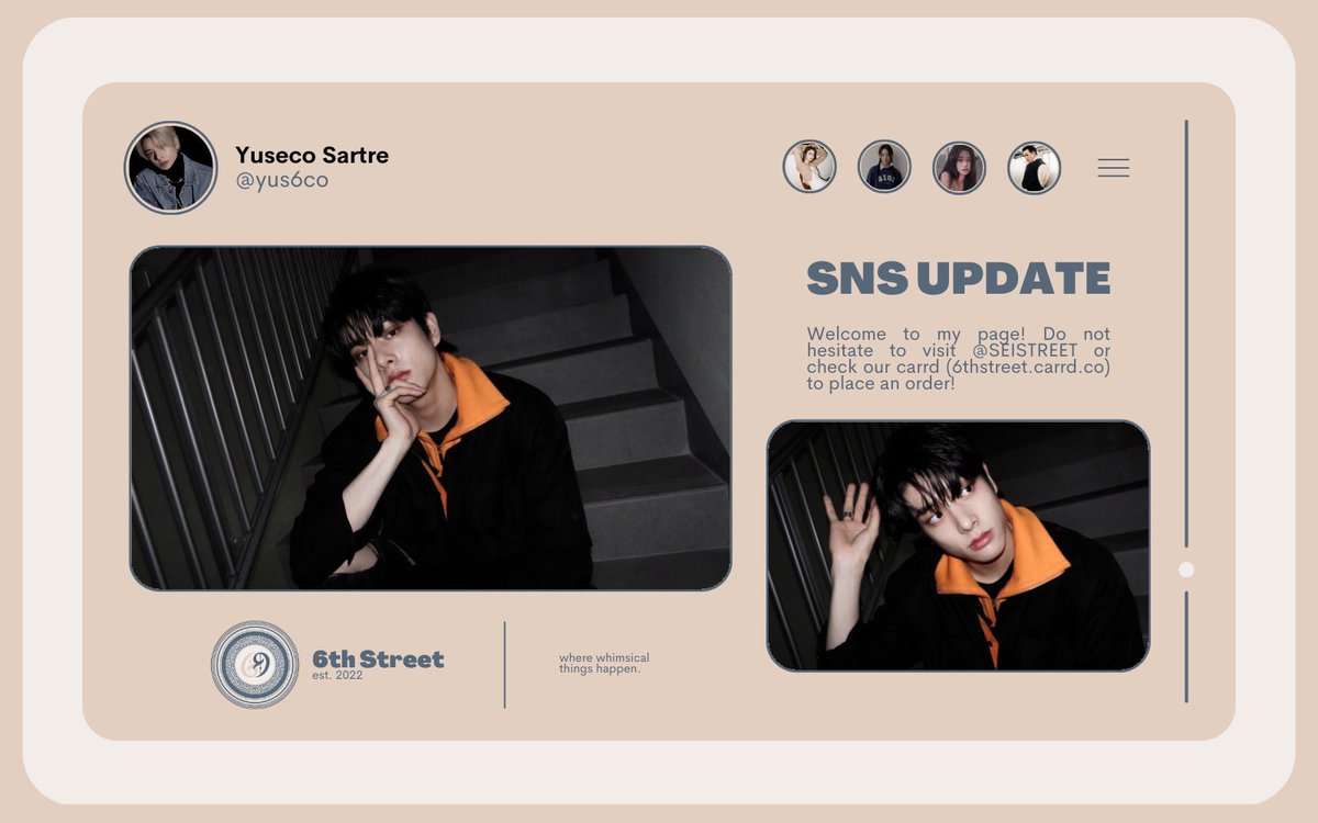 ⠀⠀

                    유    —    SNS  UPDATE
                    01월    13일   ╱   14:00

⠀⠀