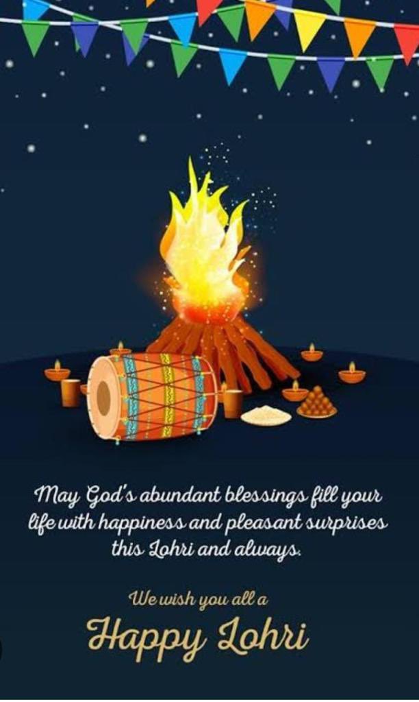 Happy Lohri to all 🙏