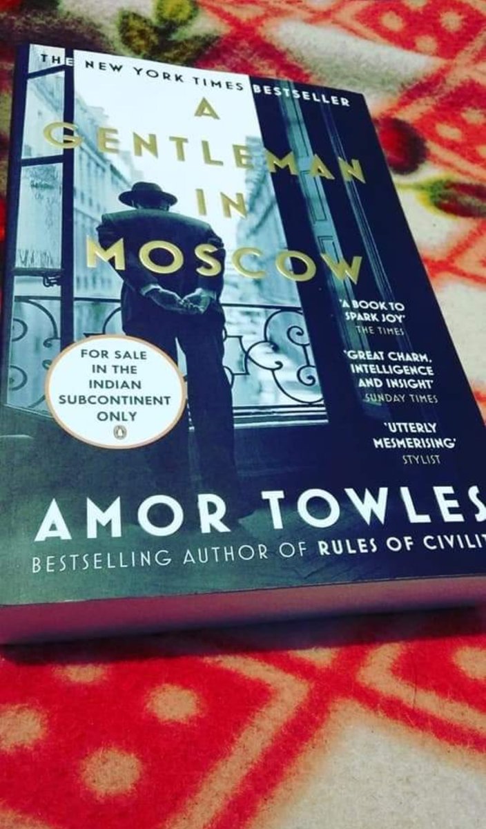 gauravujay_raj's tweet photo. Thank you, Gurudev, for nominating me to #ReadABookChallenge. At present, I am flipping gently through the pages of this fantastic creation by @amortowles. https://t.co/vycI81Dwg5