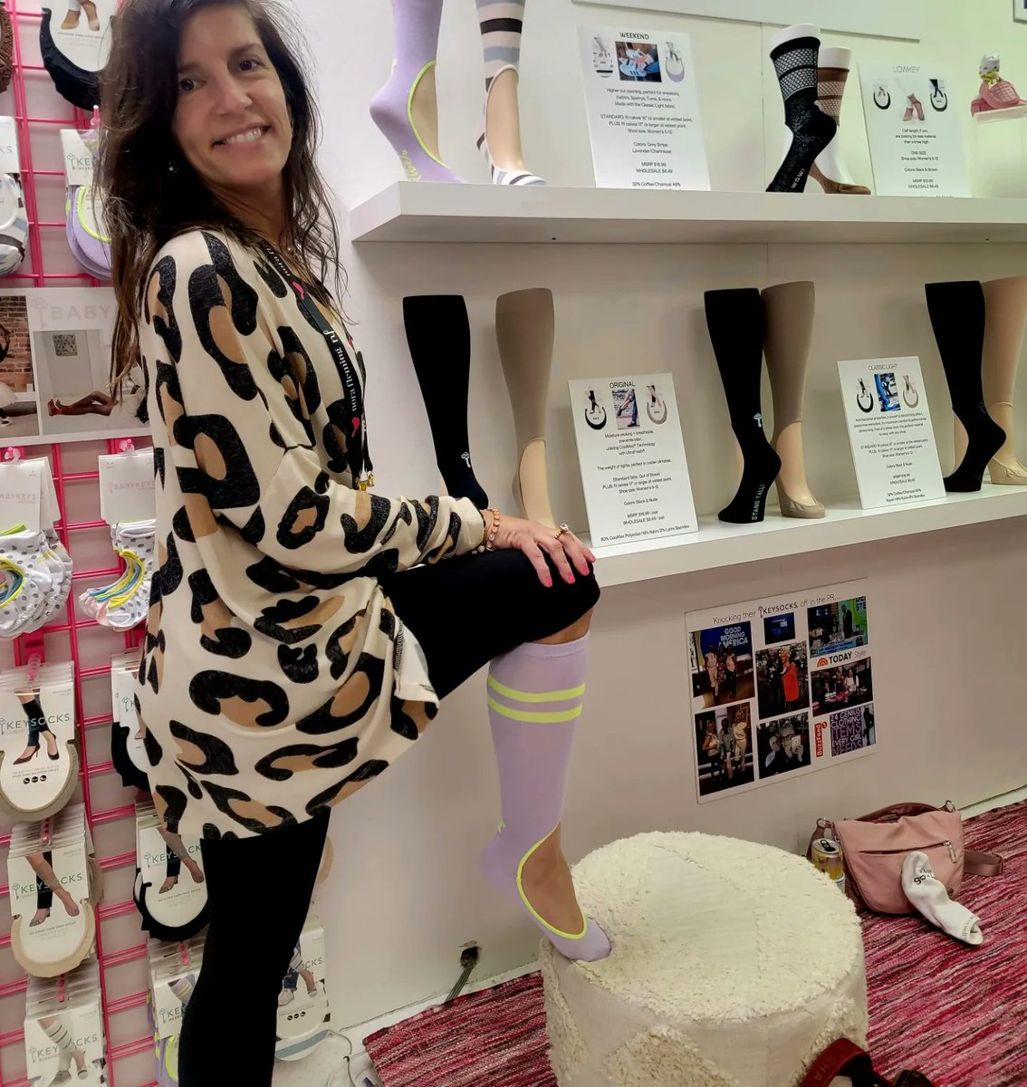 CarrieTergin's tweet photo. We're excited to bring in @keysocks because they're cute, comfortable, functional &amp; fun! Can't wait to get them in at @CarriesHallmark! The most fun you can have in socks! #Keysocks #CarriesHallmark https://t.co/vhptRvjpV2