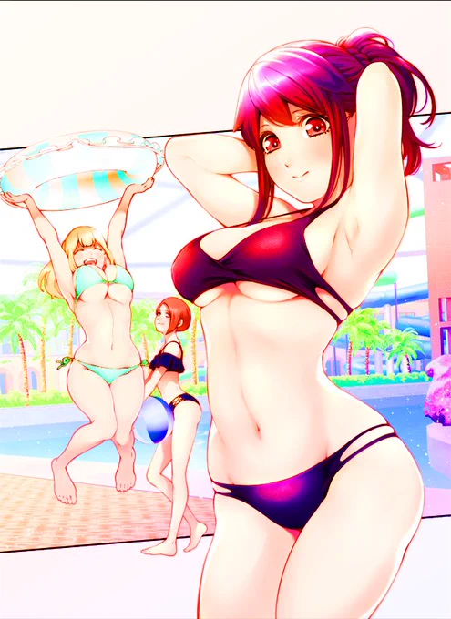 #絵を彩度100にすると超派手 #バズゲーム派手派手だ～～! 