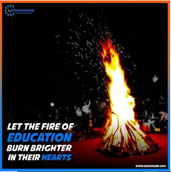 GraphheneF's tweet photo. This Lohri, help us light the fire of education and illuminate the darkness out of their lives!
Graphhene Foundation wishes you a Happy Lohri! Be the hope for someone today!

#happylohri | #lohri | #lohricelebration | #happylohri2023 | #punjab | #happiness | #enjoy | #Fire https://t.co/BAkryc7PGv