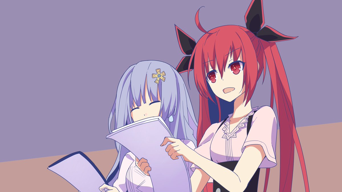 xxyuejiang's tweet photo. 琴里と美九、歌を練習中~ (*^▽^*)

#date_a_live 
#デート・ア・ライブ 
#五河琴里
#誘宵美九
#精霊クライシス https://t.co/Y96FjOrhOE