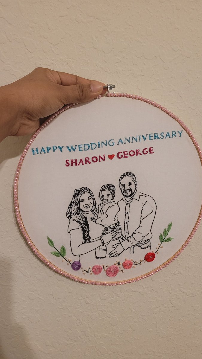 Hoopart | handmade wedding anniversary gift